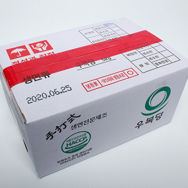 우복 칼국수 5kg, 25개