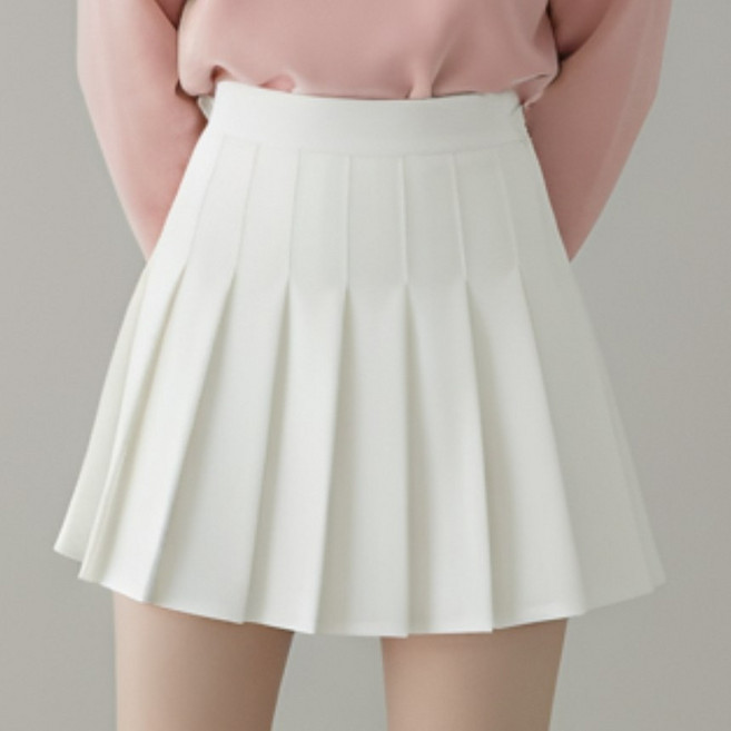 에쉬울프 미니 속바지 A라인 플리츠 테니스 골프 스커트