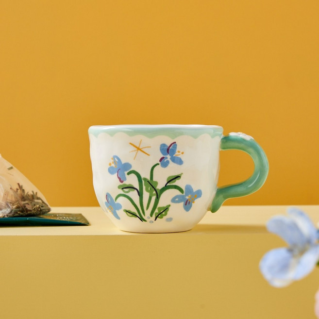 모던하우스 프림로즈 숏머그 D9.5 CA3025025, 1개