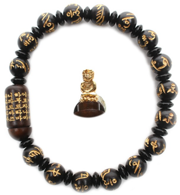 육자진언 호신불 소원성취 합장주 염주팔찌