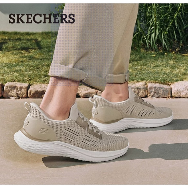 #해피데이#스케쳐스 남성용 여름 메쉬디자인 통기 슬립인스 초경량 캐주얼 운동화