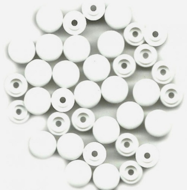 [청라핸즈] 미니콩티단추10mm (10개세트)((화이트)