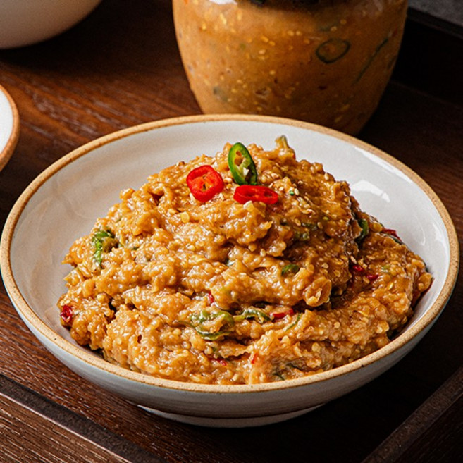 삼촌식당 땡초비빔된장 간편식사 쌈장 비빔장 즉석반찬, 1개, 300g