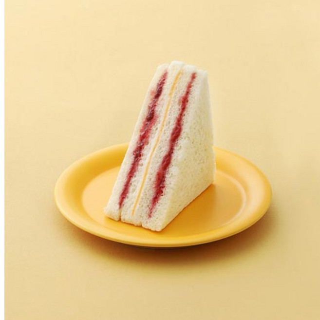 [먹깨비네] 아워홈 대만식 달콤딸기샌드 73g 냉동샌드위치, 4개