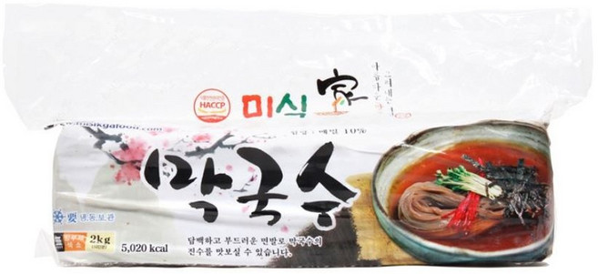 미식가 막국수 2kg(10인분), 6개, 2kg