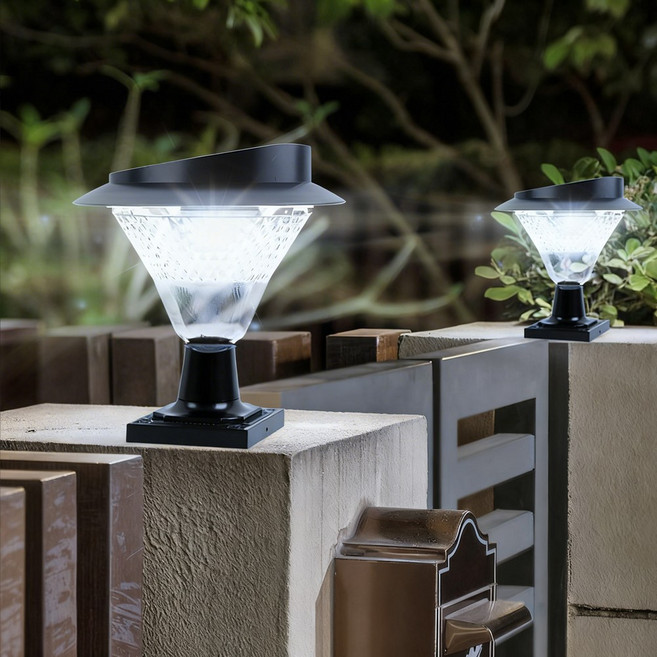 신성나라 태양광 정원등 COB 태양열 조명 LED 전등 잔디등, 사각데크형(흰빛)