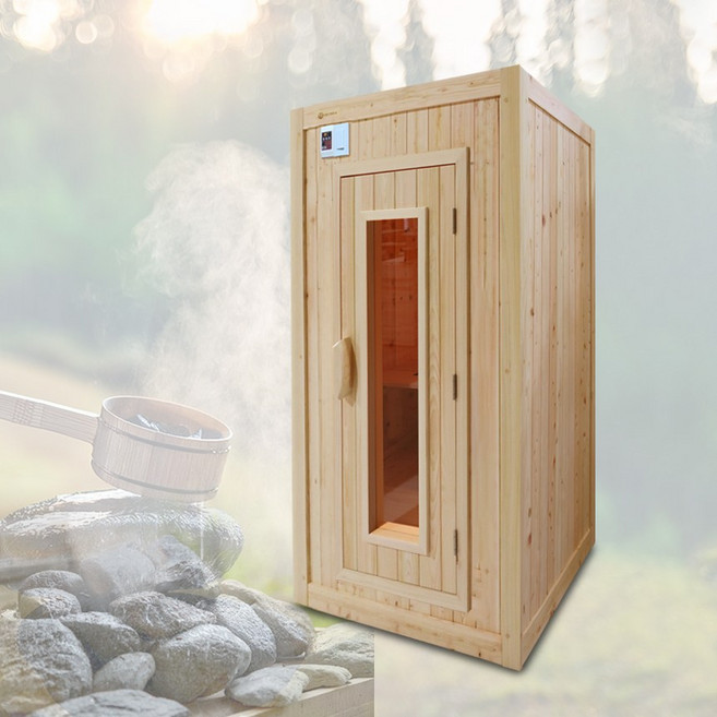 친환경편백아트 나혼자산다 편백 건습식 핀란드 사우나 1인 P903