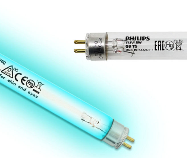 uga123 필립스_자외선램프 자외선살균램프 살균램프 4W 6W 8W 10W 15W 30W, PL_3.필립스자외선램프_8W_G8T5, 1개
