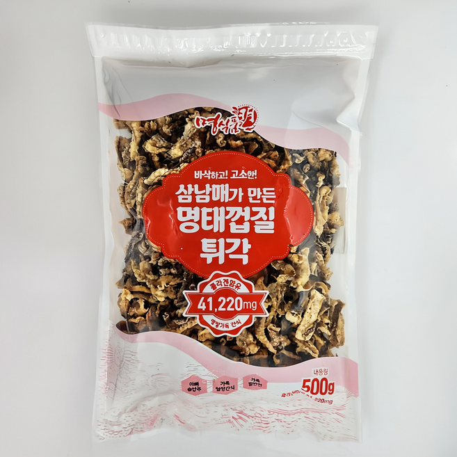 명식품본사 명태껍질튀각 [중포장], 500g, 1개
