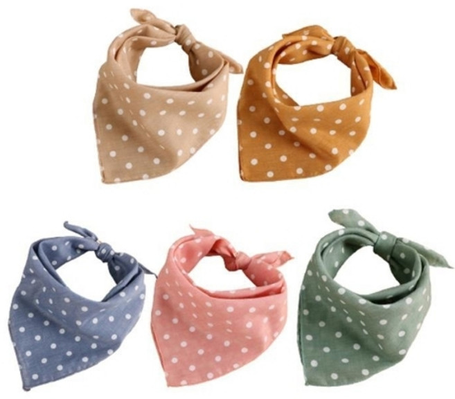 기타 [이거찜] 깜찍발랄 땡땡이 손수건 스카프여름 머리띠 등산