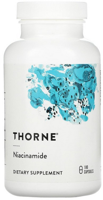 [정품보장]쏜리서치 니아신 비타민B3 Thorne Research Niacin 500mg 180정 X 1병, 1개