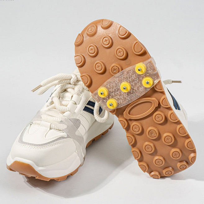 미끄럼방지 도시형 아이젠 등산용품 얼음 눈길 낙상방지 장비 jun+46130VI, 투명 세트