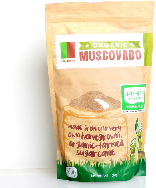유기농 마스코바도 사탕수수당, 1kg, 1개