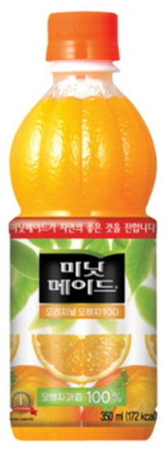 미닛메이드 오리지널 오렌지 주스, 12개, 350ml