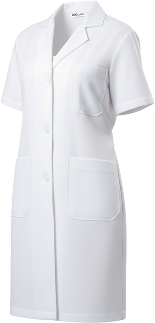 AWC 의사가운 반팔의사가운 시험용 가운 피부미용국가실기준비