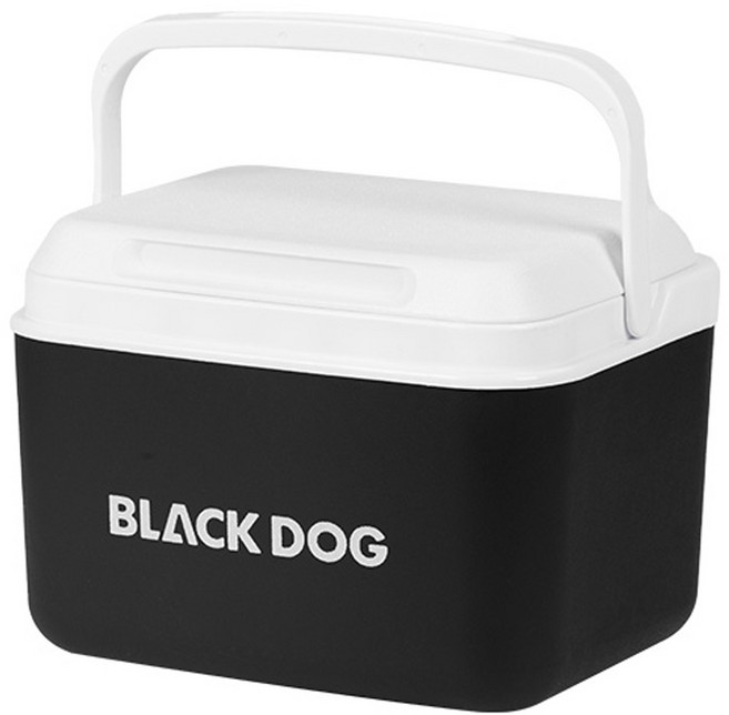 BLACKDOG 스노우 벨벳 아웃도어 보온보냉 3중 구조 아이스박스 CBD2550CF011, 5L, 블랙