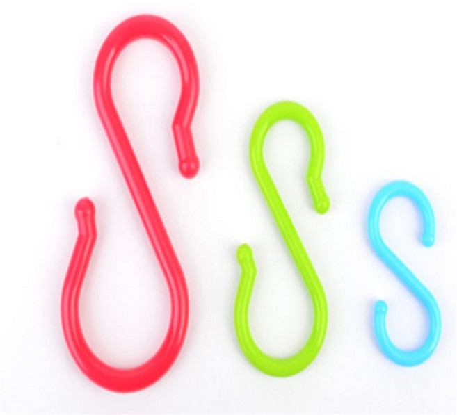 컬러 S자고리 다용도걸이, 소(8P)