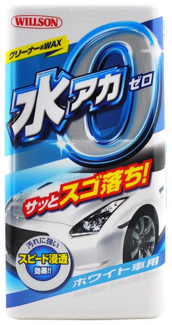 WILLSON 水アカゼロ 去污潑水光澤蠟, 1個, 白色車專用, 500ml