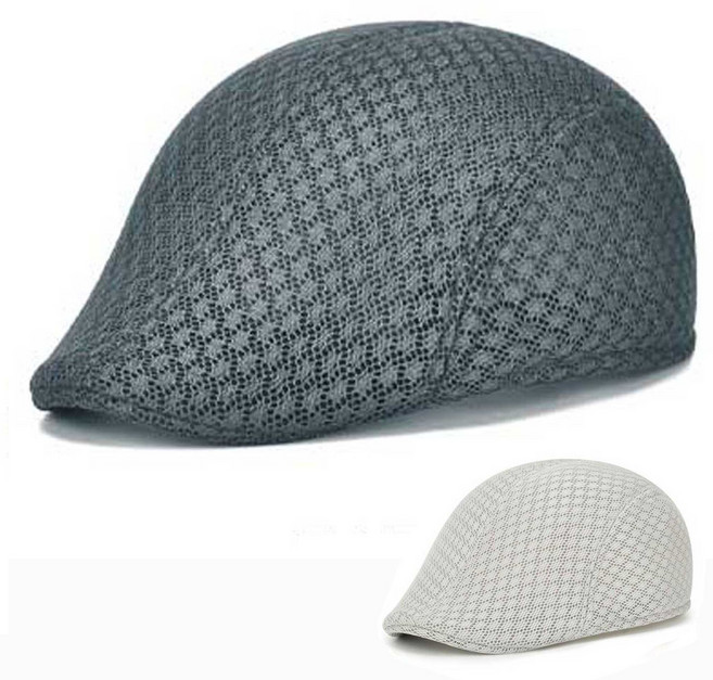 미즈코스 1+1 메쉬 헌팅캡 망사 모자 바리스타 카페 중년 플랫캡 베레모