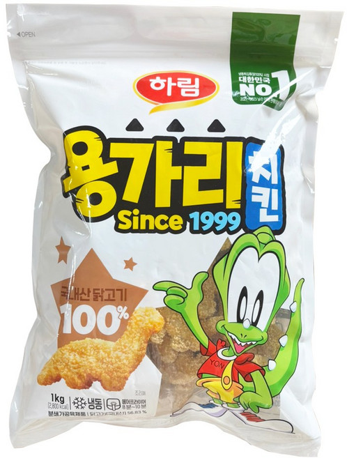 하림 용가리치킨, 1개, 1kg