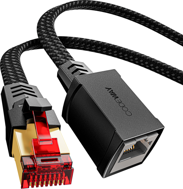 코드웨이 CAT.8 초고속 인터넷 랜선 연장케이블, 1개, 10m