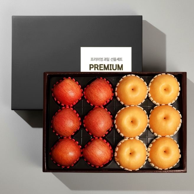 명품청과 사과 + 배 혼합과일 프리미엄 선물세트, 1개, 6.6kg (사과6+배6)
