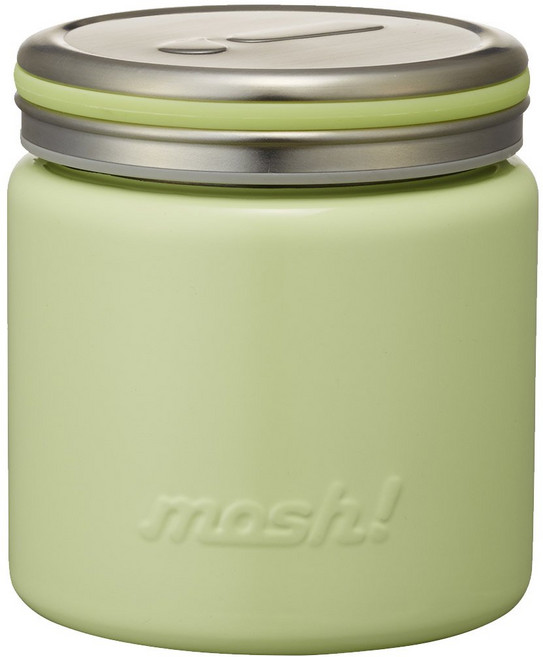 후드 컨테이너 진공 단열 후드 포트 0.3L 그린 mosh (모쉬) DMFP300GR, 상세페이지 참조, 1개, 상세페이지 참조