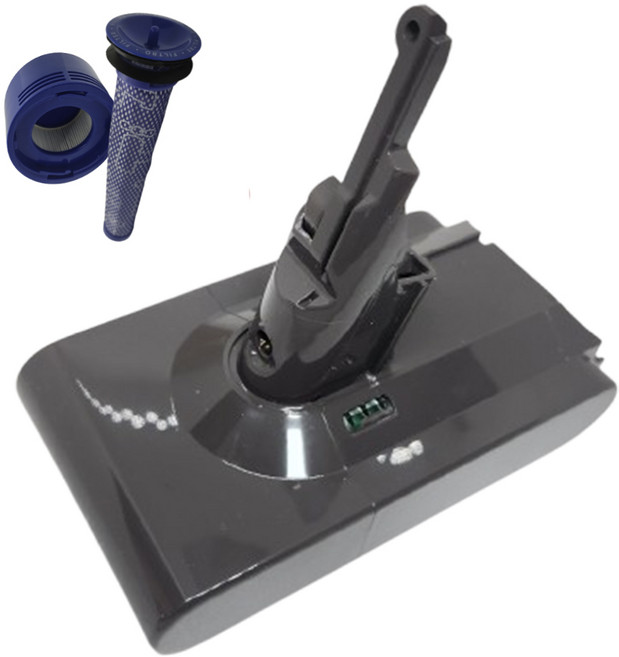 다이슨 V7 배터리 호환 삼성셀 국내생산 sv11 KC인증 알파 V7플러피 V7앱솔루트 1년 AS 보장, 1개, 5000mAh