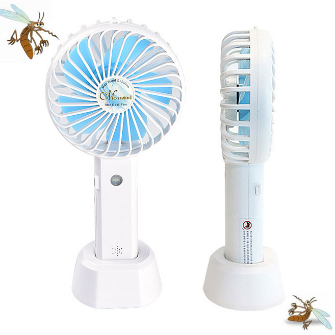모스풍 휴대용 선풍기 모기퇴치기 미니 탁상용 차량용 USB 무선 손선풍기, 기본형