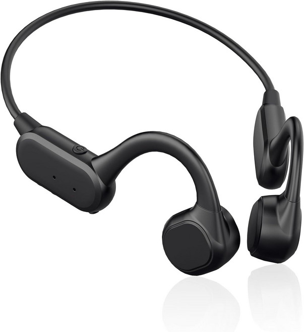 骨傳導耳機HS1藍牙無線運動耳機不入耳超長續航, 1個, 黑色2023新HS1