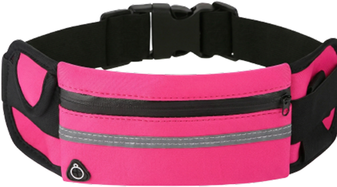 노비에 PRO 러닝 벨트 가방 와이드 플립, 1개, 팝핑크