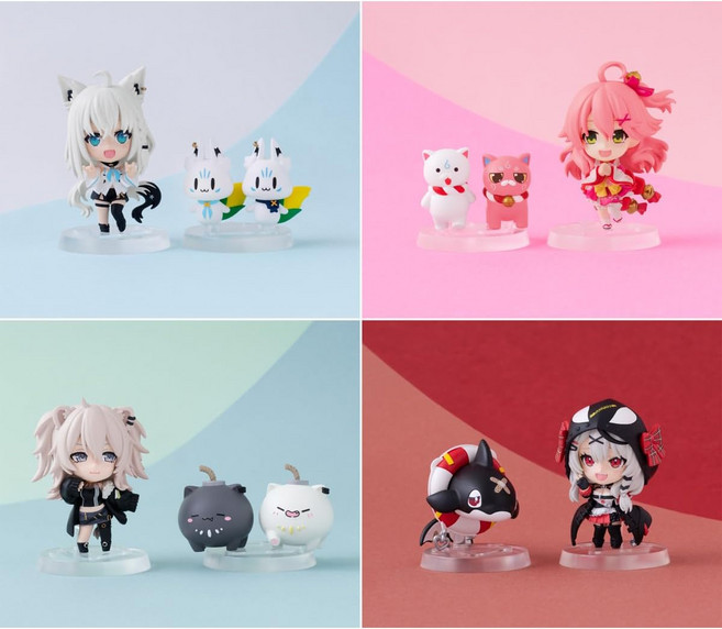 반다이 홀로라이브 데포르메 컬렉션 피규어 2탄 8개입 1박스 식완, 1개