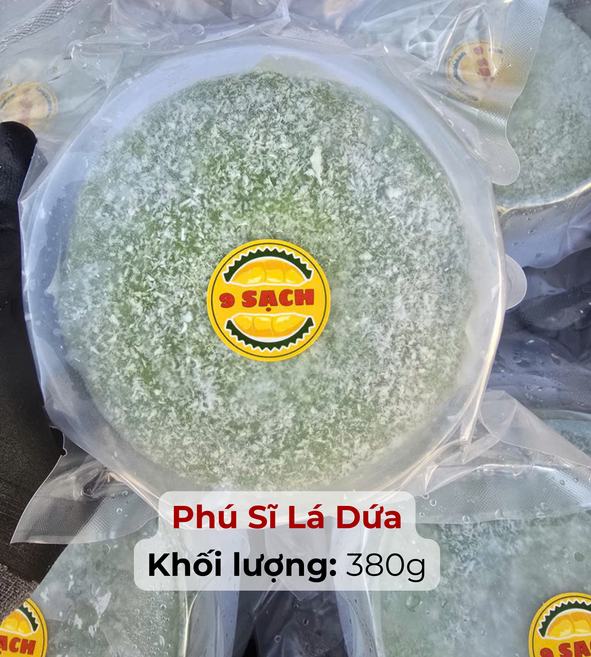 Durian crepe 베트남 두리안 크레페 케이크 banh crepe sau rieng, 1개, 380g