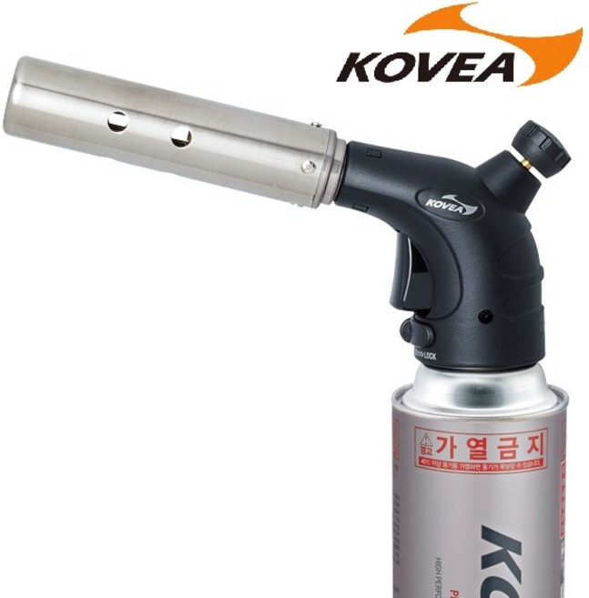 2025년 신상품 코베아 마스터블랙 가스토치 액화방지 순간점화 캠핑토치 KT-2025, 1개, 블랙