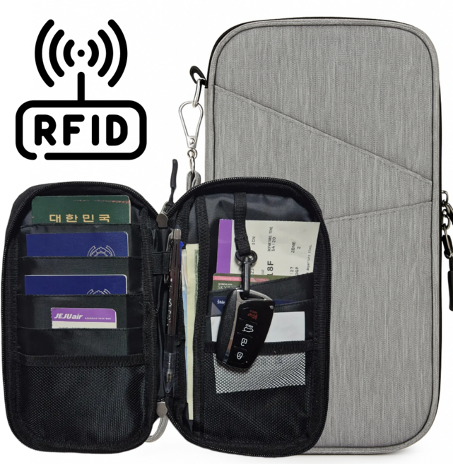 바이토피아 RFID차단 가족 여권케이스