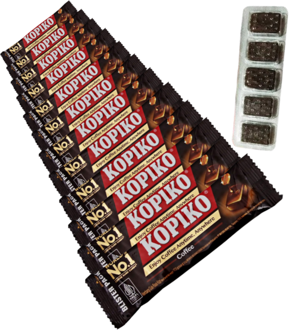 코피코 커피맛 캔디 톡톡 까먹는 캡슐 타입, 17.5g, 12개