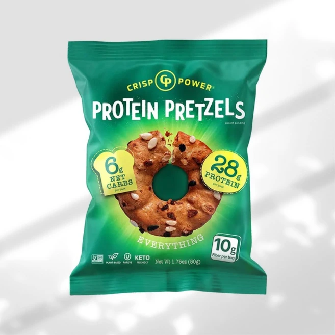 크리스프파워 프로틴 프레첼 에브리띵, 50g, 1개 - 쿠팡