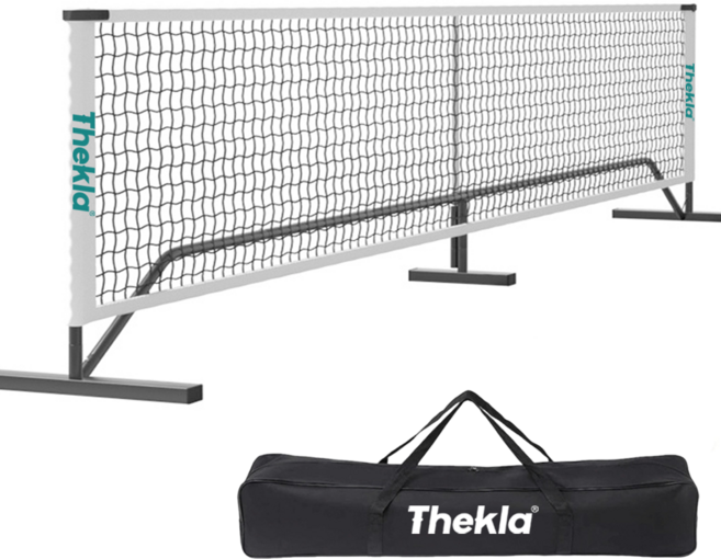 더클라 피클볼 네트 경기용 휴대용 테니스 배드민턴 겸용, 1개, 혼합색상