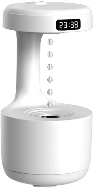 대용량 초음파 무중력 물멍 가습기, 화이트