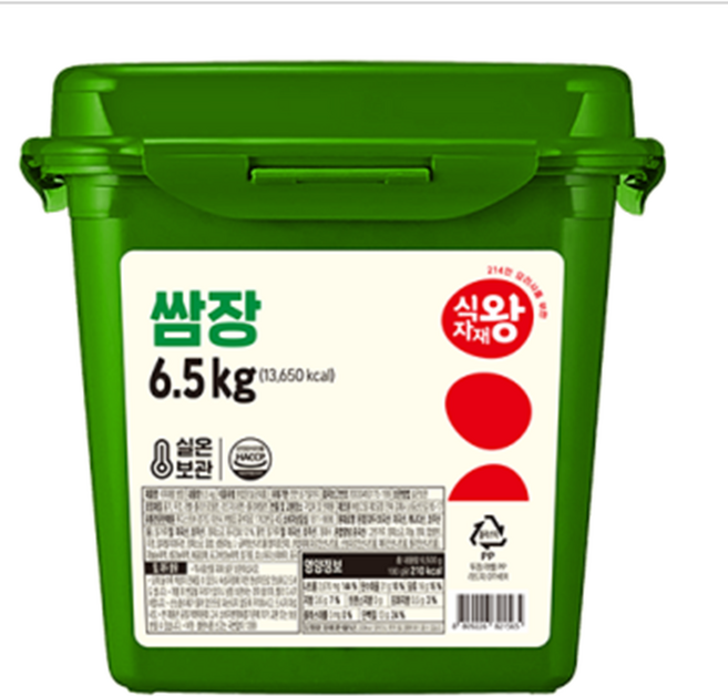 식자재왕 순창 쌈장, 1개, 6.5kg