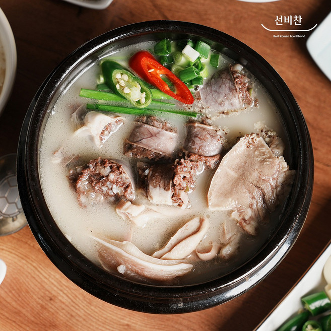 선비찬 사골순대국 7봉세트, 7개, 600g
