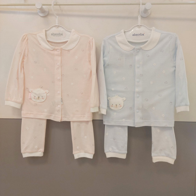 압소바 면이 좋은 80수로 집에서 편하게 입을 수 있는 유아 봄 가을 내의