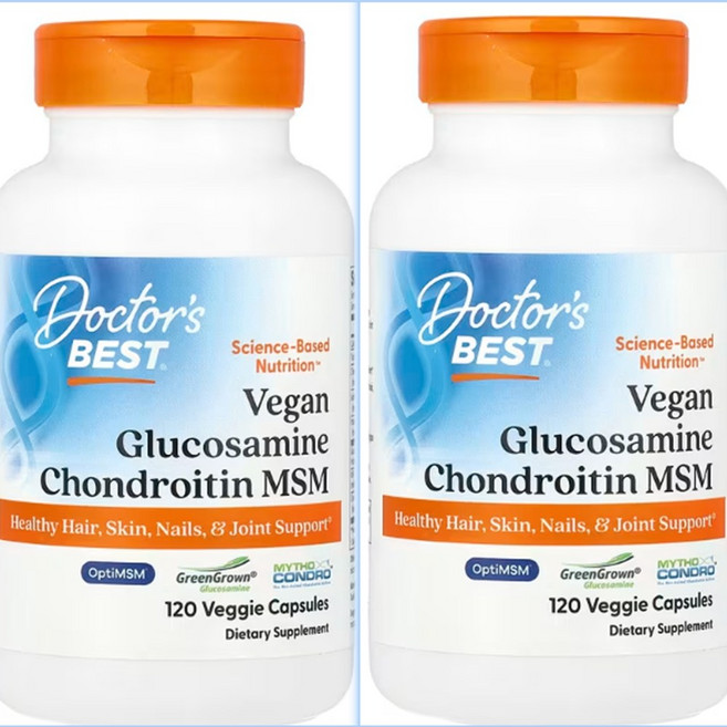 닥터스베스트 글루코사민 콘드로이틴 MSM 캡슐, 120정, 2개