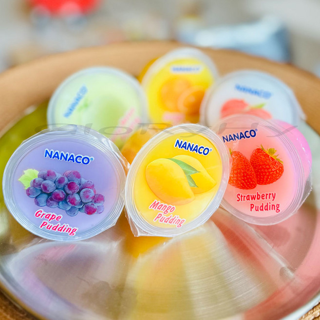 탱글탱글 나나코 푸딩 4가지맛 젤리 18g18개, 18g