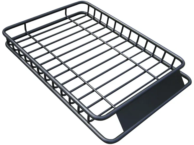 차량용 루프바스켓 지붕형 SUV 짐받이 루프렉 캐리어 루프 바구니 전차종 호환 간편설치 (포함 가로바+망태기+방수포), 1개, 블랙