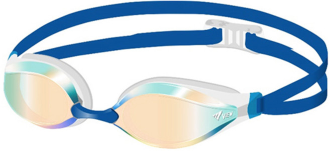 뷰 물안경 V240ASAM 미러렌즈 수경, 1개, CBR