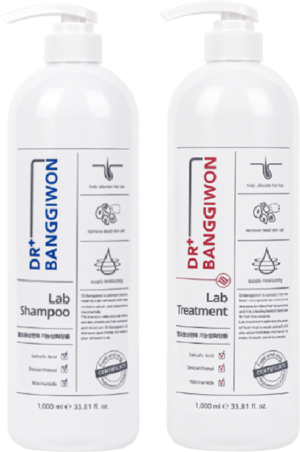 닥터방기원 랩 샴푸 + 랩 트리트먼트 세트, 1세트