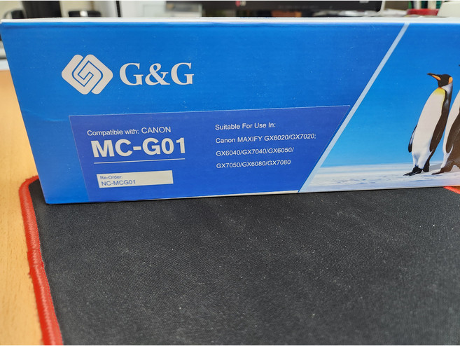 [G&G] 캐논 호환용(비정품) 폐잉크통(유지보수킷) MC-G01 [GX5090 GX5092 GX6090 GX6091 GX6092 GX7090 GX7091 GX7092 GX7192