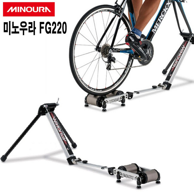 미노우라 앞바퀴 자전거 고정식 트레이너 FG220 롤러, 1개