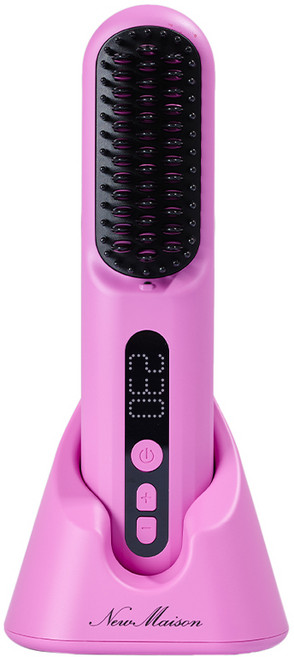 뉴메이슨 청담187 무선 브러쉬 스타일러 + 브러쉬 툴, 단품, 퍼플